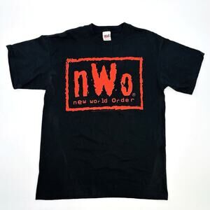WCW NWO WOLFPAC VINTAGE SHIRT 1998 SIZE LARGE HALL NASH WWF WWE NEW WORLD ORDER